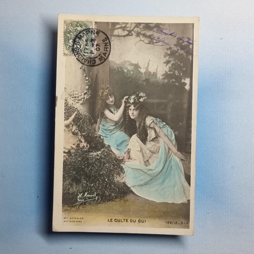 French glamour postcard 1907 - french,