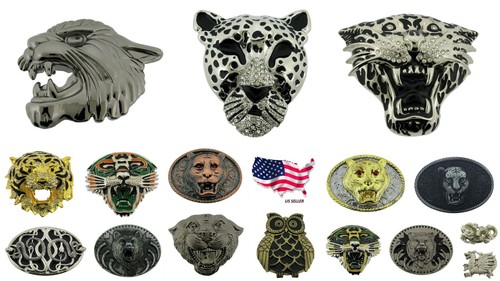 Lion belt buckles big cat - lion,