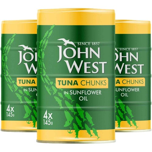 John west tuna chunks - john,