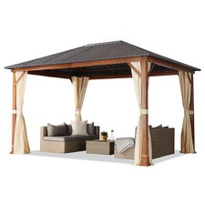 Garden Gazebo 3x4 m, oak