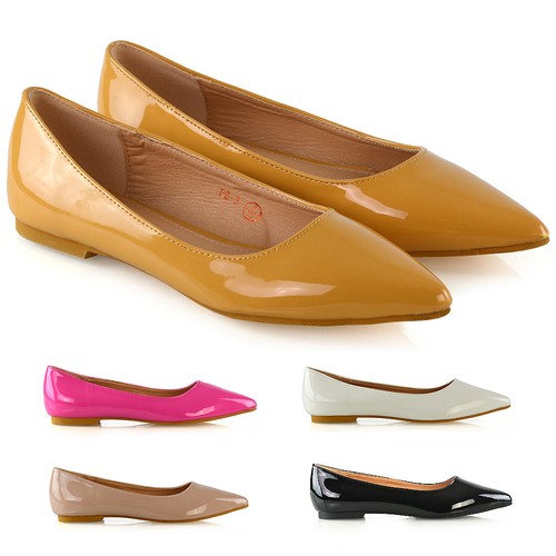 Womens ballet flats point - point, toe