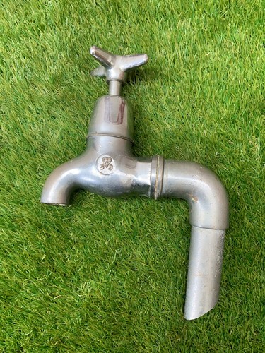 Vintage chromed brass tap - vintage,