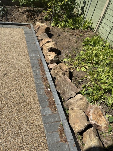 Rockery stones large garden - large,
