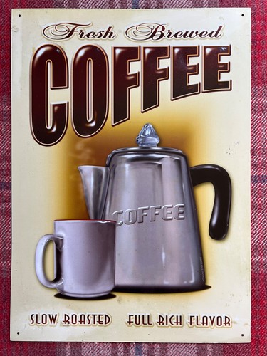 Large metal cooffee sign - large,