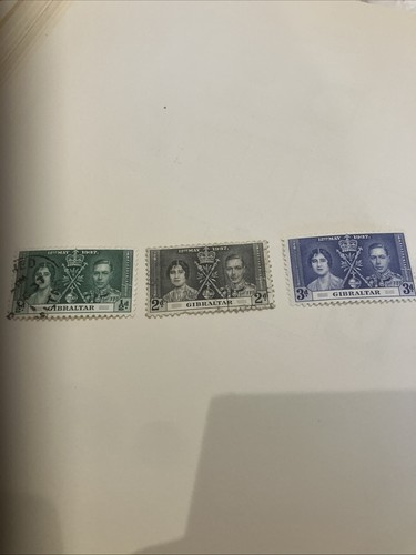 Gibraltar 1937 coronation - 1937,