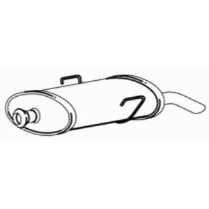 Quality rear exhaust - quality, silencer