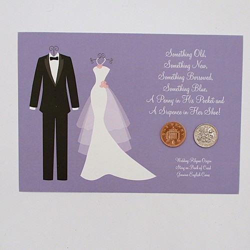 English wedding coins penny - wedding,