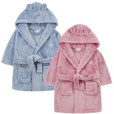 Baby dressing gown hooded - gown, robe