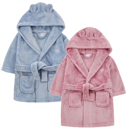 Baby dressing gown hooded robe - dressing,