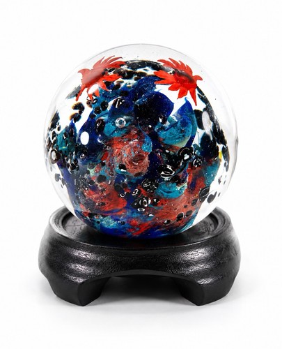 Large hand blown - large, glass