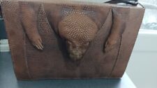 vintage lizard skin handbag