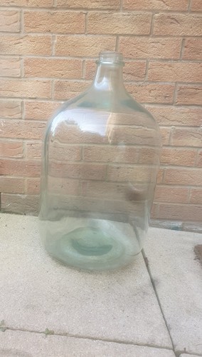 Very large glass bottle - large,