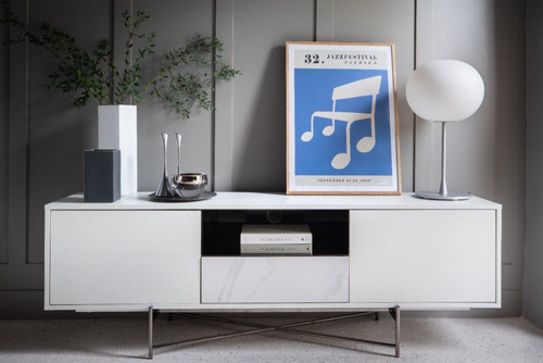 Large white unit media - unit,