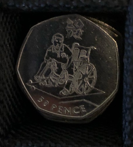 London olympic 2012 50p - coin,