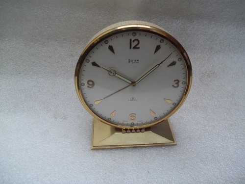 Vintage swiza mantle alarm - 8,