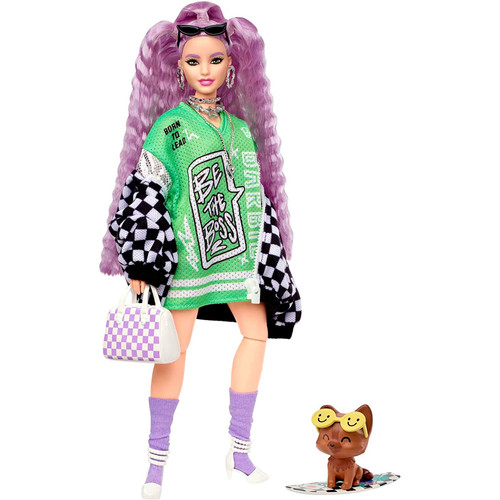 Barbie extra fashion doll with - extra,