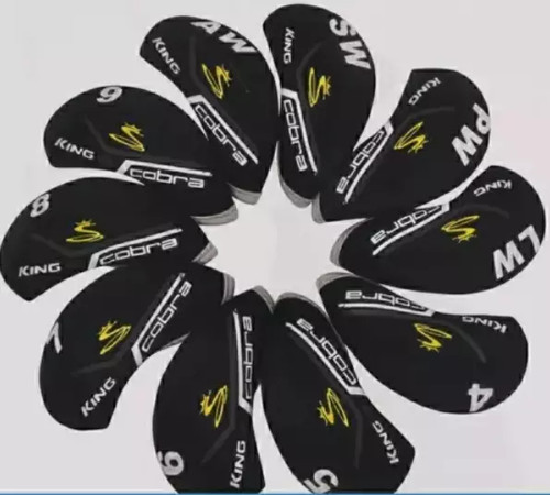 10pcs golf iron headcovers - 10pcs, for