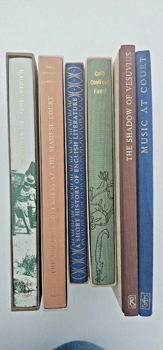 Folio society collection - society, x6