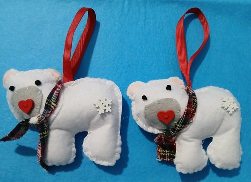 Handmade felt christmas - x,