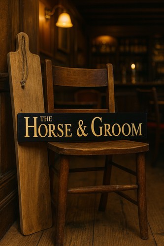 Horse and groom - horse,
