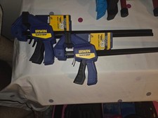 Irwin 12" quick grip clamps X4 (selling together)