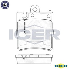 Brake pad set disc - disc,
