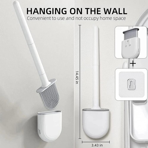 Silicone toilet brushes with - toilet,