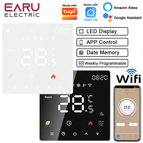 Tuya smart thermostat wifi - thermostat,