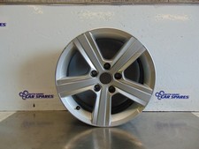 VW Golf Alloy wheel Mk7 14-18 6.5Jx16 5x112 5G0601025BP 5 spoke silver 16"