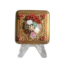 Miniature Czech Powder Compact Art deco 1930s