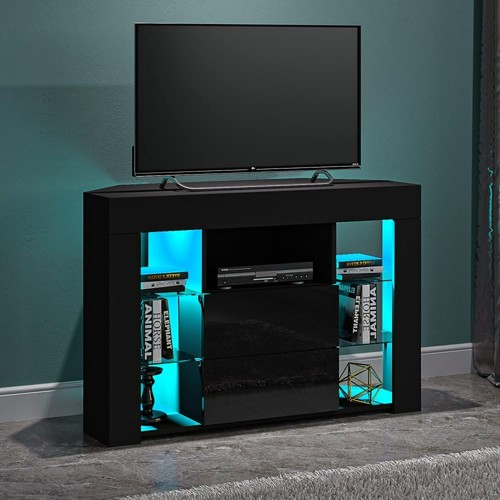 Modern corner unit stand - modern, tv
