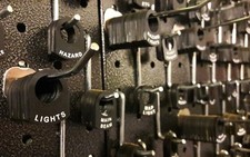 Lucas tag tab - switch, metal