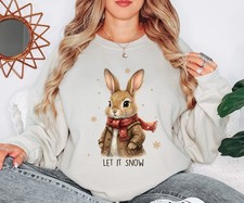 Let It Snow Rabbit Womens