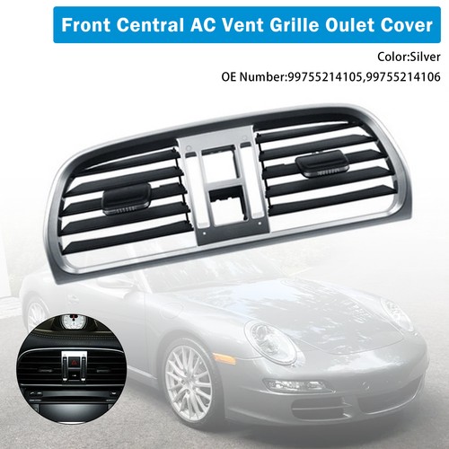 Central vent cover silver - vent,