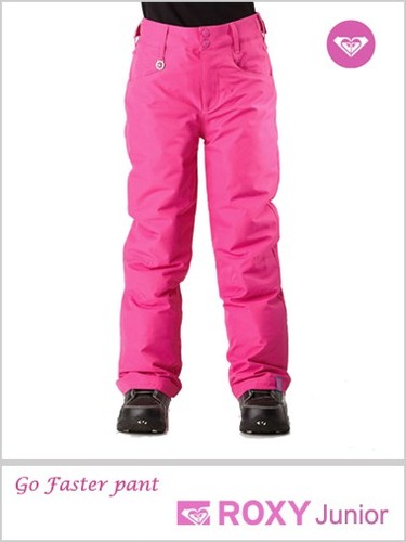 Girl roxy faster ski pant - go,