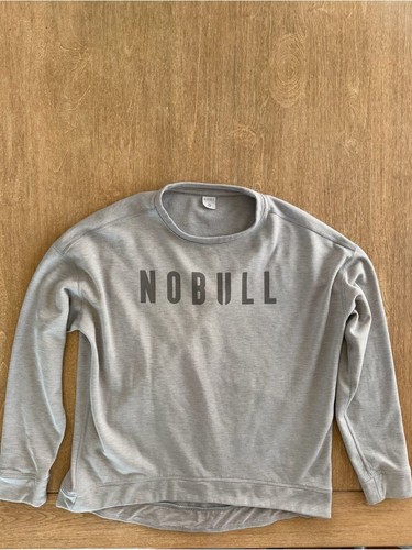 Nobull gray fleece crewneck - gray,