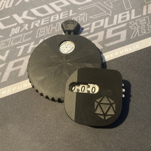 Mechanical dice counter set - counter,