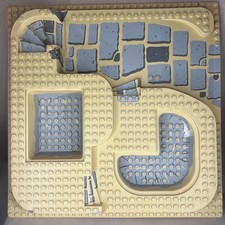 LEGO Baseplate 3D Raised Tan