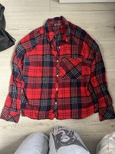 PRIMARK red checkered flannel