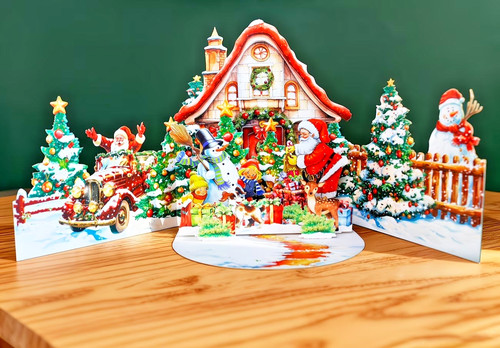 Pop out panels christmas - 3d,