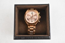 Michael Kors Women's Bradshaw Watch Chronograph Stainless Steel Rose Gold MK5799