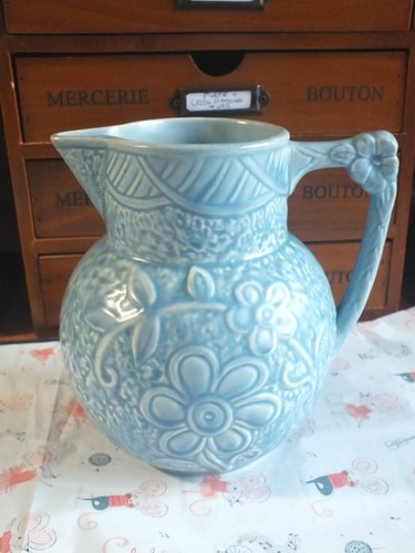 Vintage old ceramic jug vase - vintage, jug/