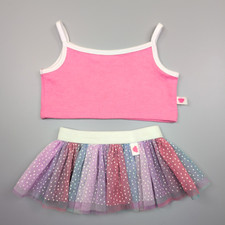 Build bear pink top and - build,