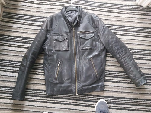 Mens aviatrix black leather - mens,