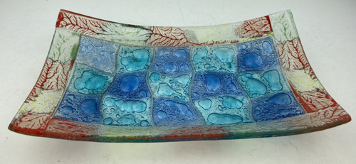 Fused art glass - glass, banana
