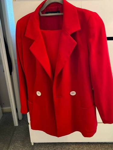 New zara red - blazer, &