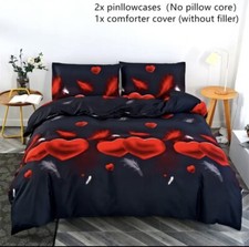 Double Bed Cover And 2x Pillow Cases