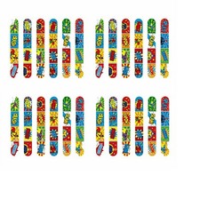 1-120 Super Hero snap band