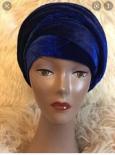 Deep blue African Women Velvet