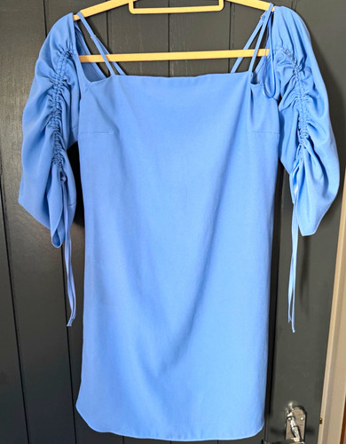 River island blue mini dress - island,